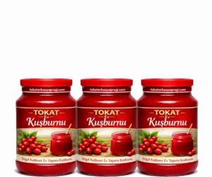 Tokat Ev Yapımı Doğal Kuşburnu Reçeli 3 KG * 3 Adet