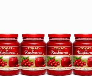 Tokat Ev Yapımı Doğal Kuşburnu Reçeli 3 KG * 4 Adet