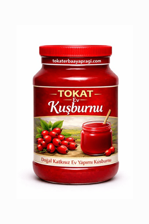 Tokat Ev Yapımı Doğal Kuşburnu Reçeli 5 KG
