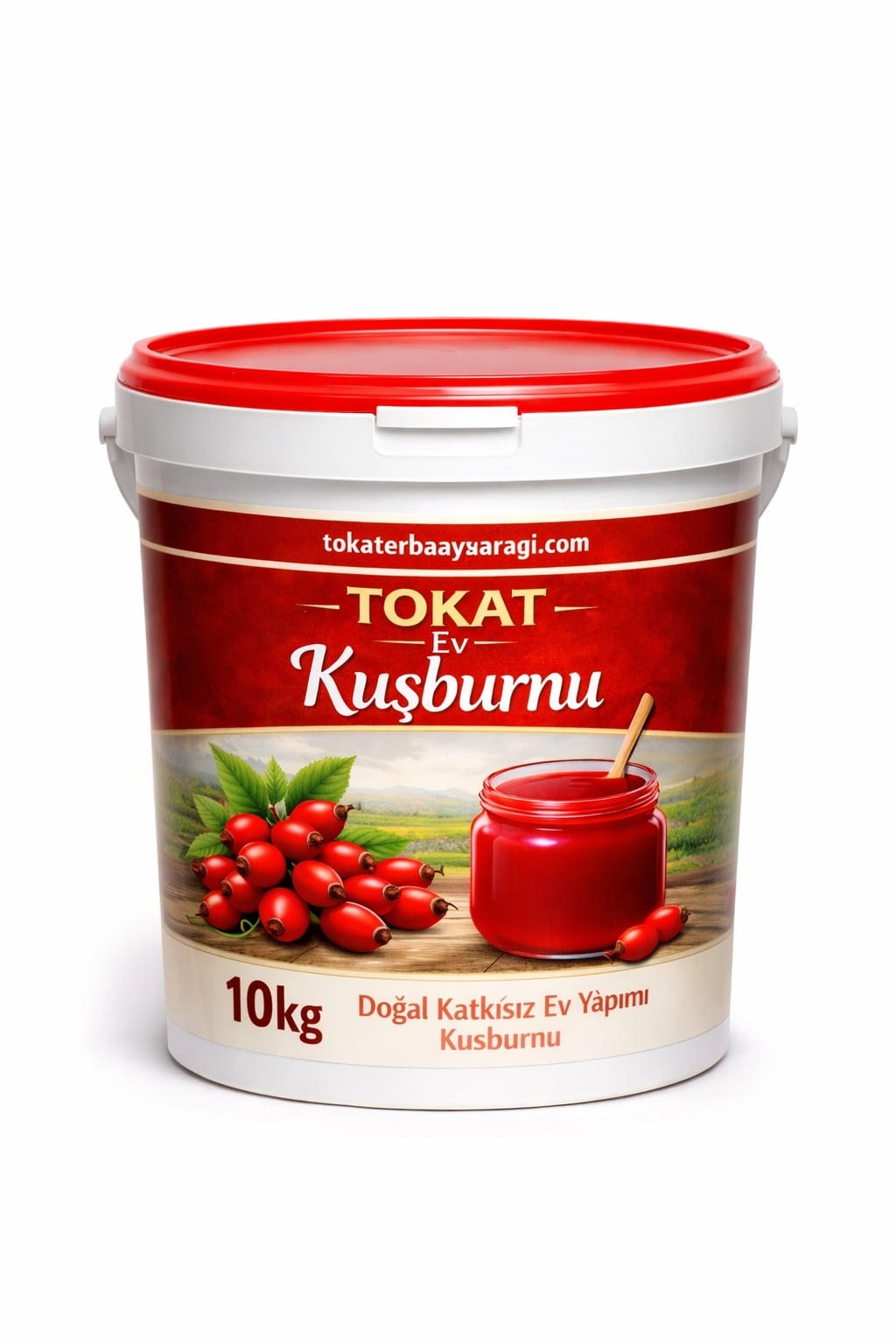 Tokat Ev Yapımı Doğal Kuşburnu Reçeli 10 KG