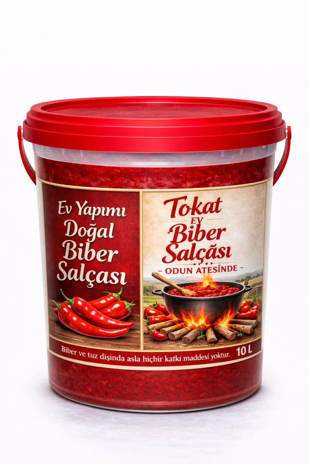 Tokat Ev Yapımı Doğal Biber Salçası 10 KG