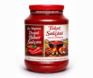 Tokat Ev Yapımı Doğal Biber Salçası 2 KG