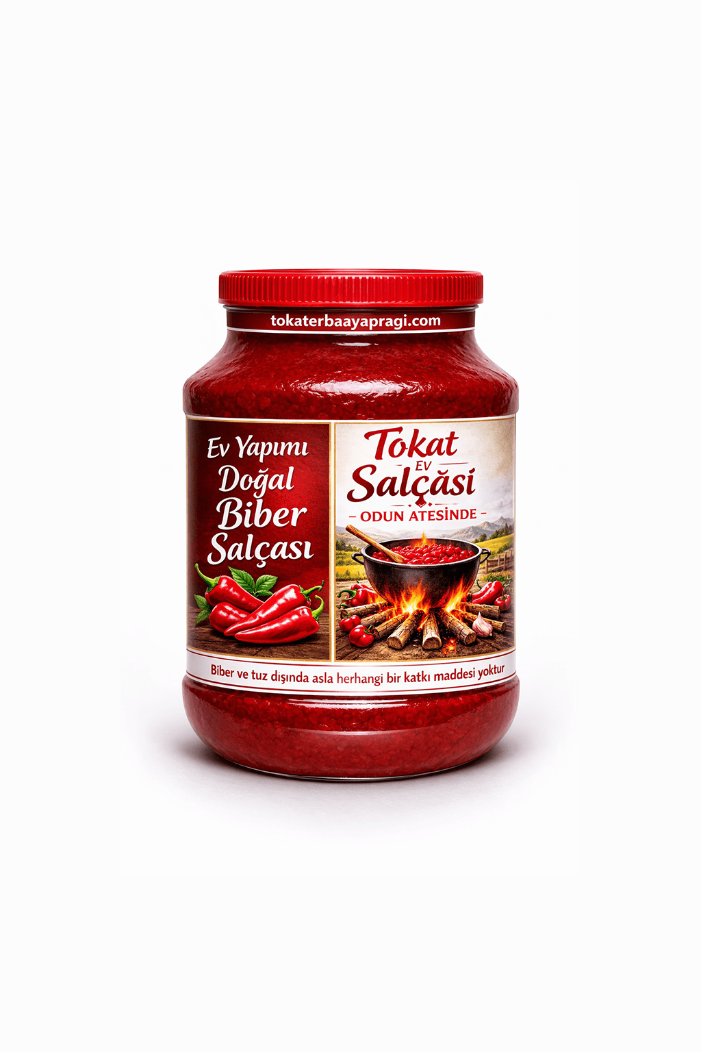 Tokat Ev Yapımı Doğal Biber Salçası 2 KG