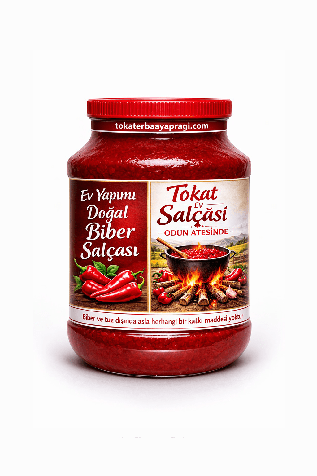 Tokat Ev Yapımı Doğal Biber Salçası 5 KG