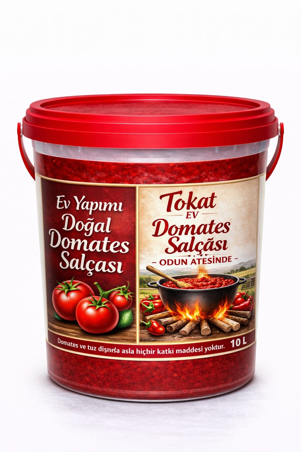 Tokat Ev Yapımı Doğal Domates Salçası 10 KG