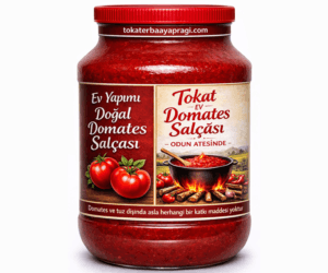Tokat Ev Yapımı Doğal Domates Salçası 3 KG